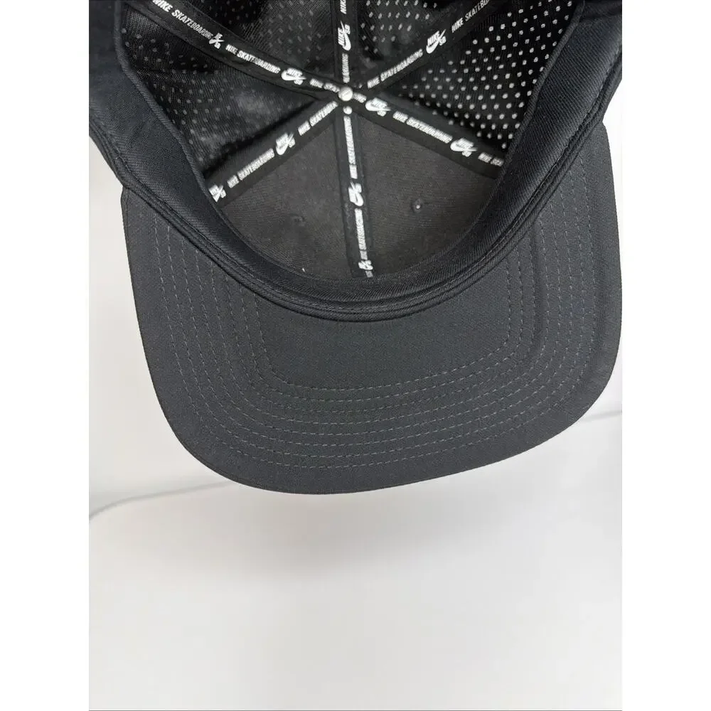 Nike SB Pro Dri-Fit Perforated SnapBack Black Hat